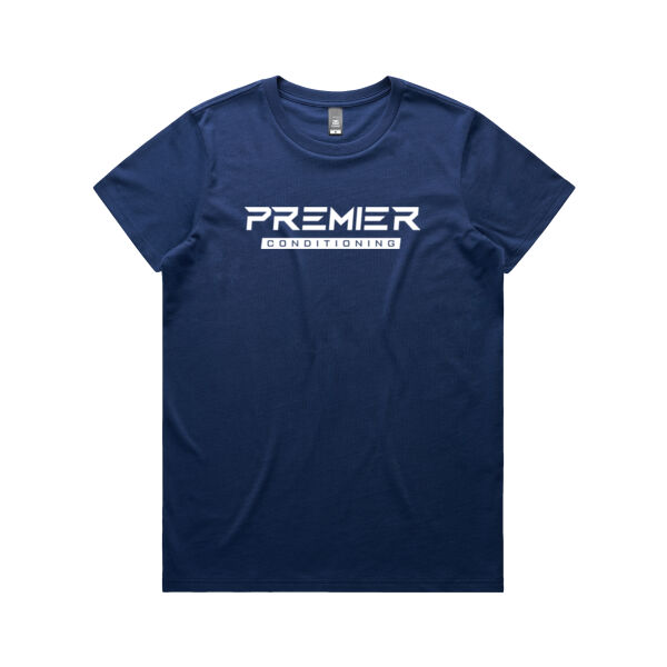 Premier Threads Wo's Maple Tee - Navy Thumbnail